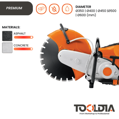 DIAMOND BLADE FOR ASPHALT - Tooldia
